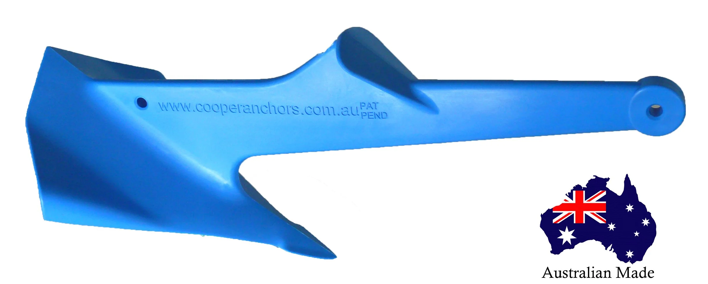 1Kg / 2.2lb Nylon Cooper Anchor - Jetskis, PWC, boats to 3.5m/11